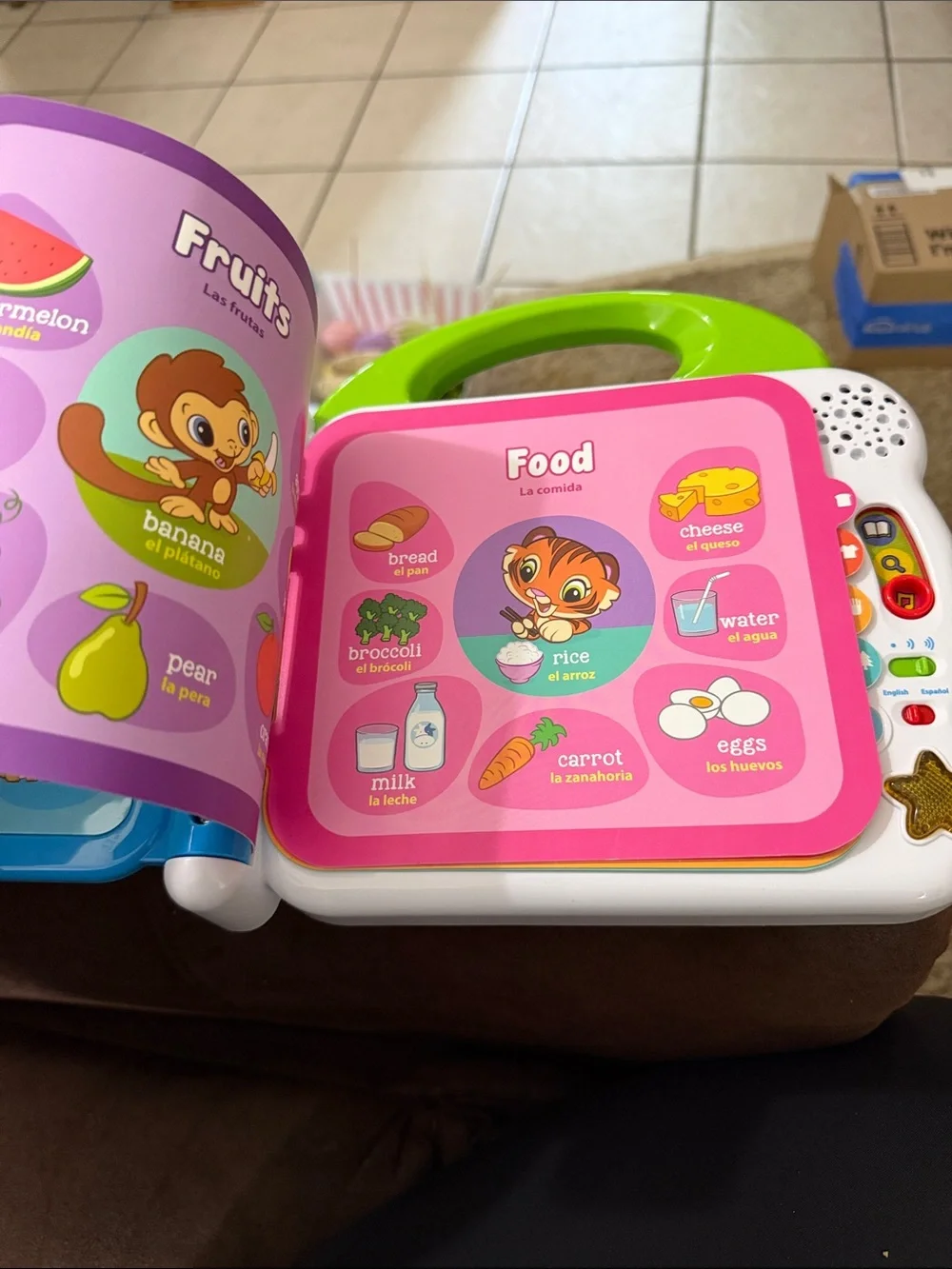 LeapFrog Learning Friends 100 Words Book - Blue & Green